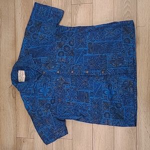 1950s‎ WAIKIKI WEAR Duke of Hollywood Hawaiian Abstract M Shirt VTG RARE